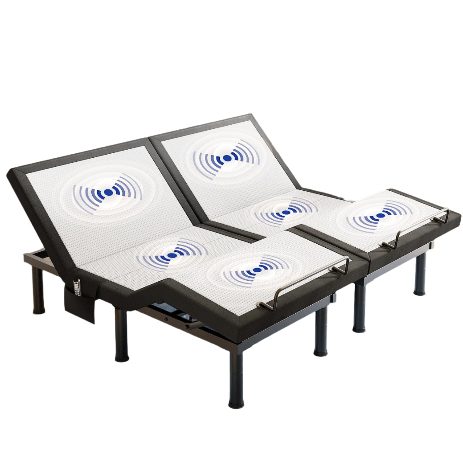 T600 Adjustable Bed Frame Split King Size with Remote & Massage