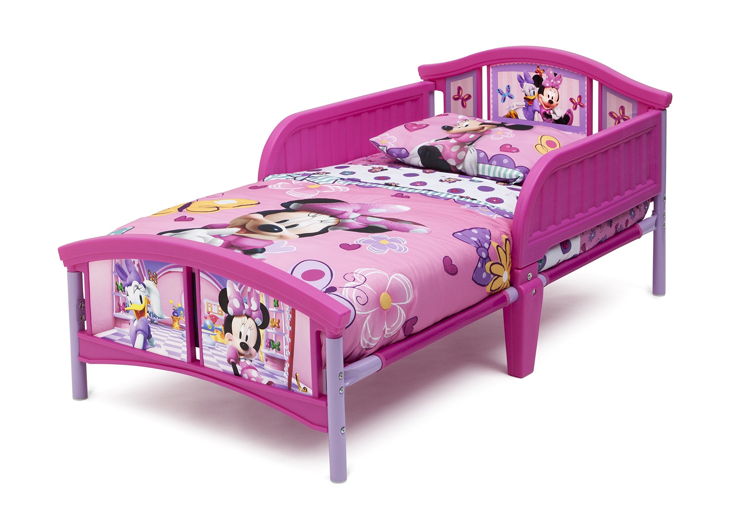 Plastic Toddler Bed, Disney Minnie Mouse