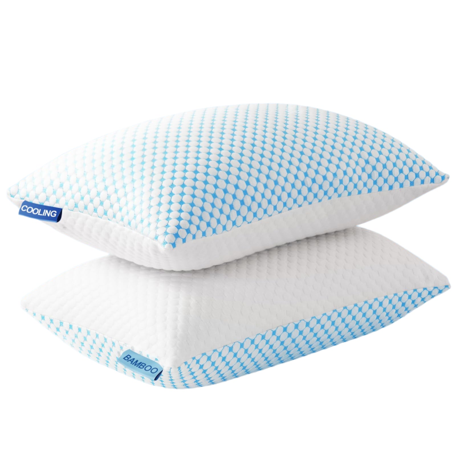 Firm Pillow Shredded Memory Foam(Adjustable Loft), Cooling Breathable