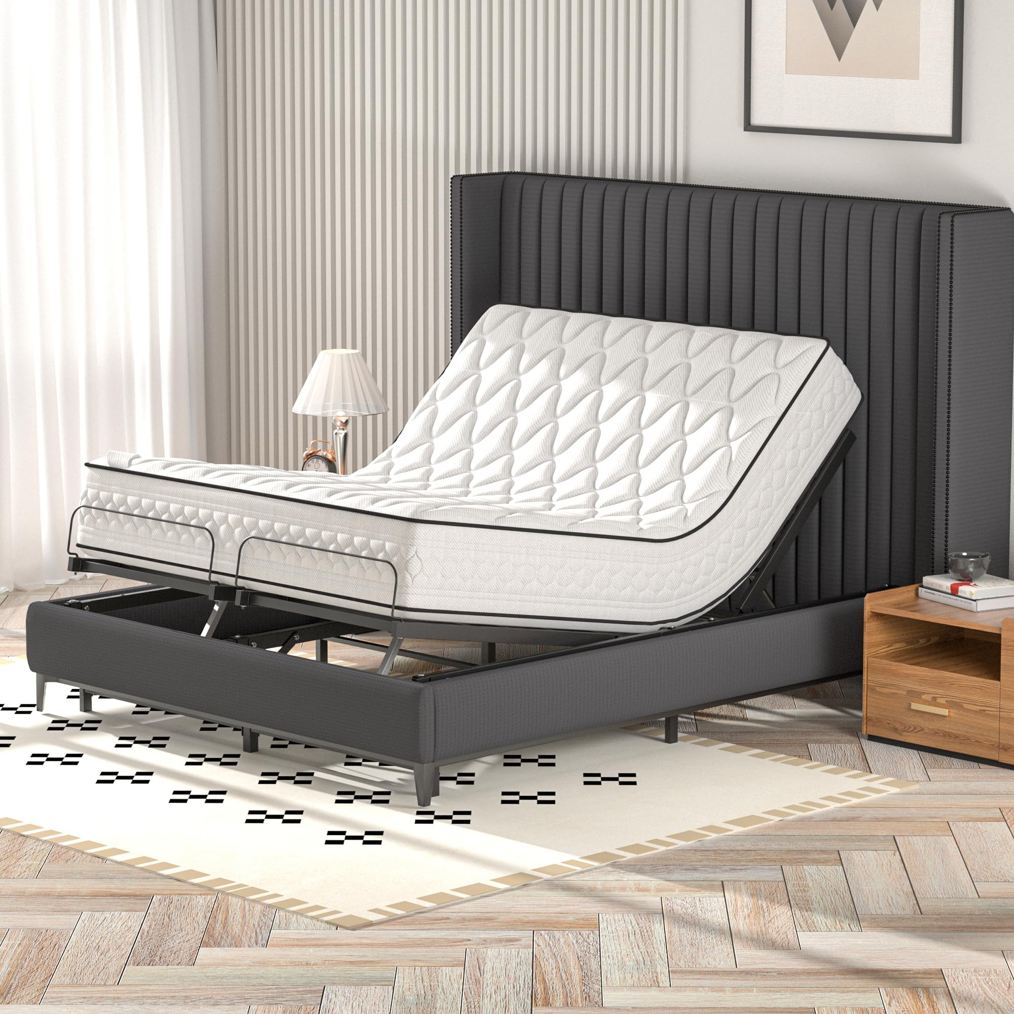 Adjustable Bed Frame Queen Electric Adjustable Bed Base