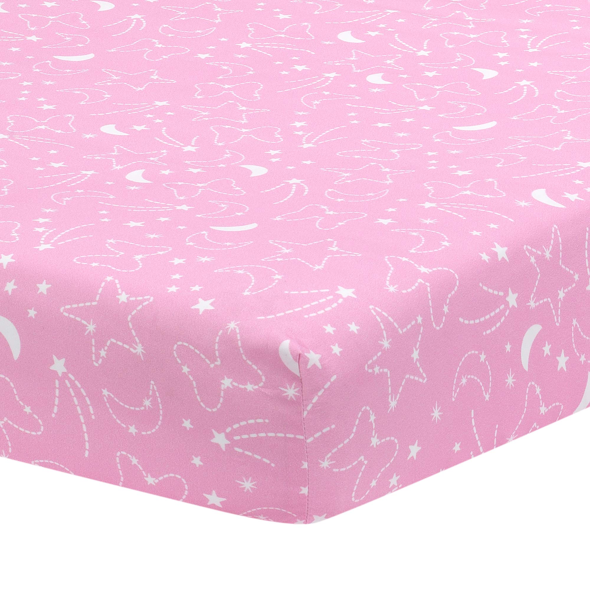 Disney Baby Minnie Mouse 4 Piece Nursery Crib Bedding Set, Pink