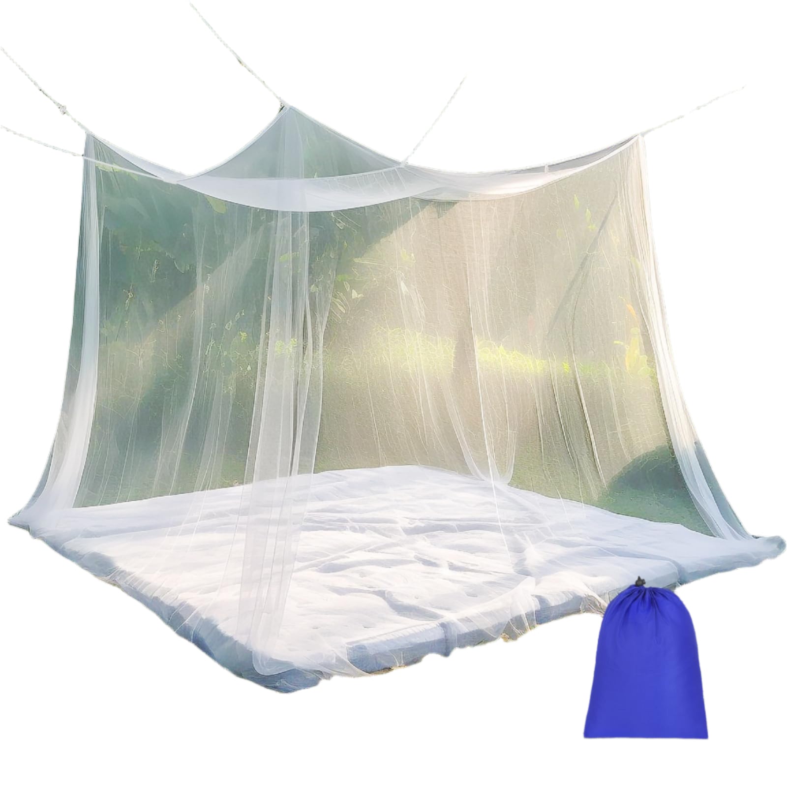Mosquito Net for Bed, Large White Bed Canopy for Girl
