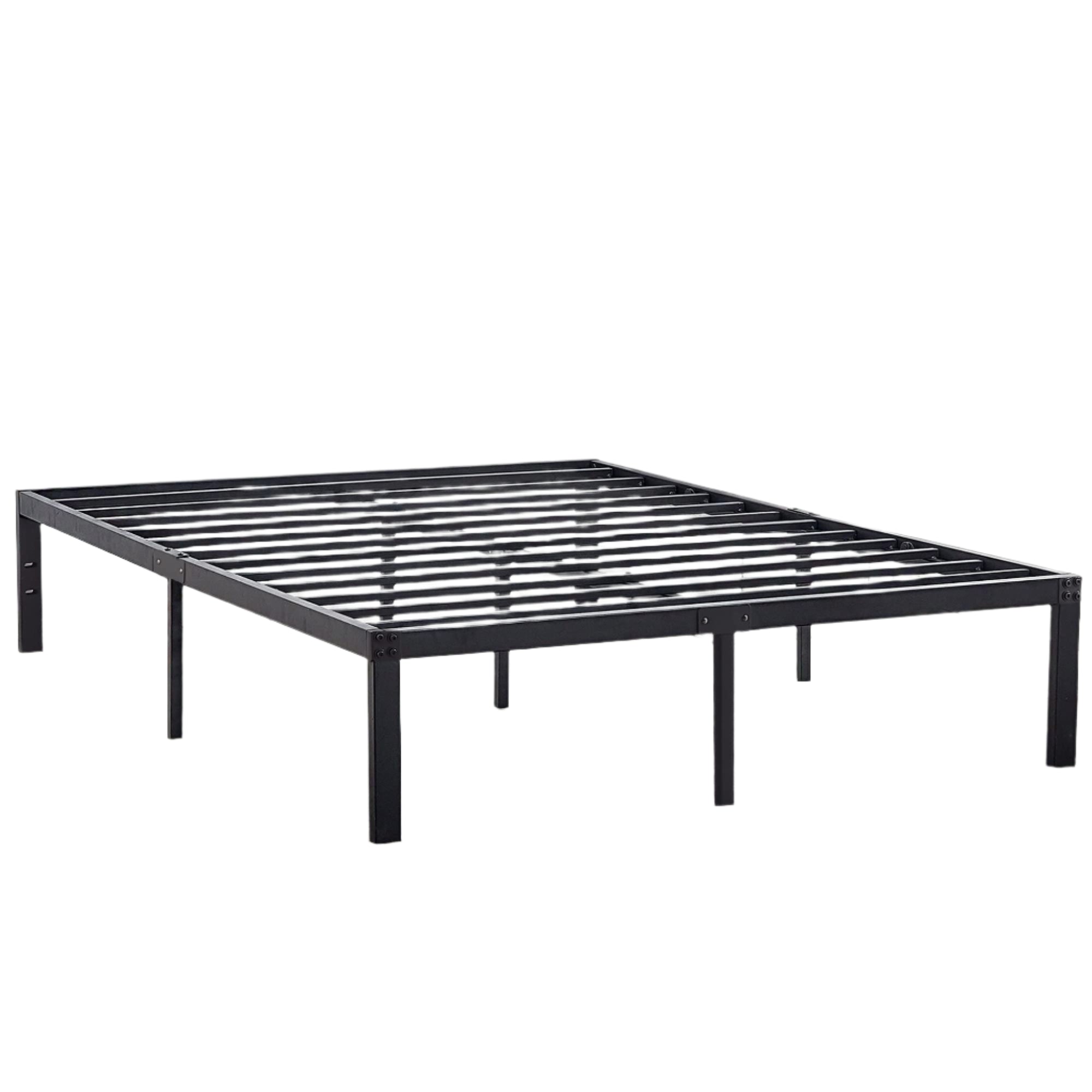 14" Queen Metal Platform Bed Frame,Heavy Duty Steel Slat/Easy Assembly Mattress