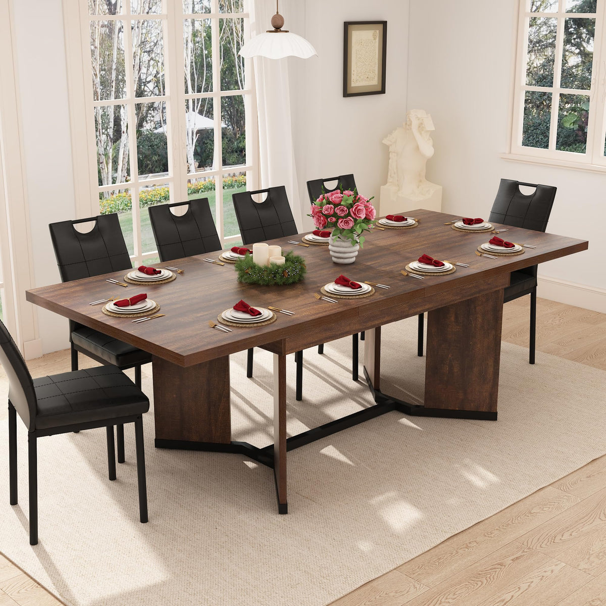 Expandable Dining Table for 6–10
