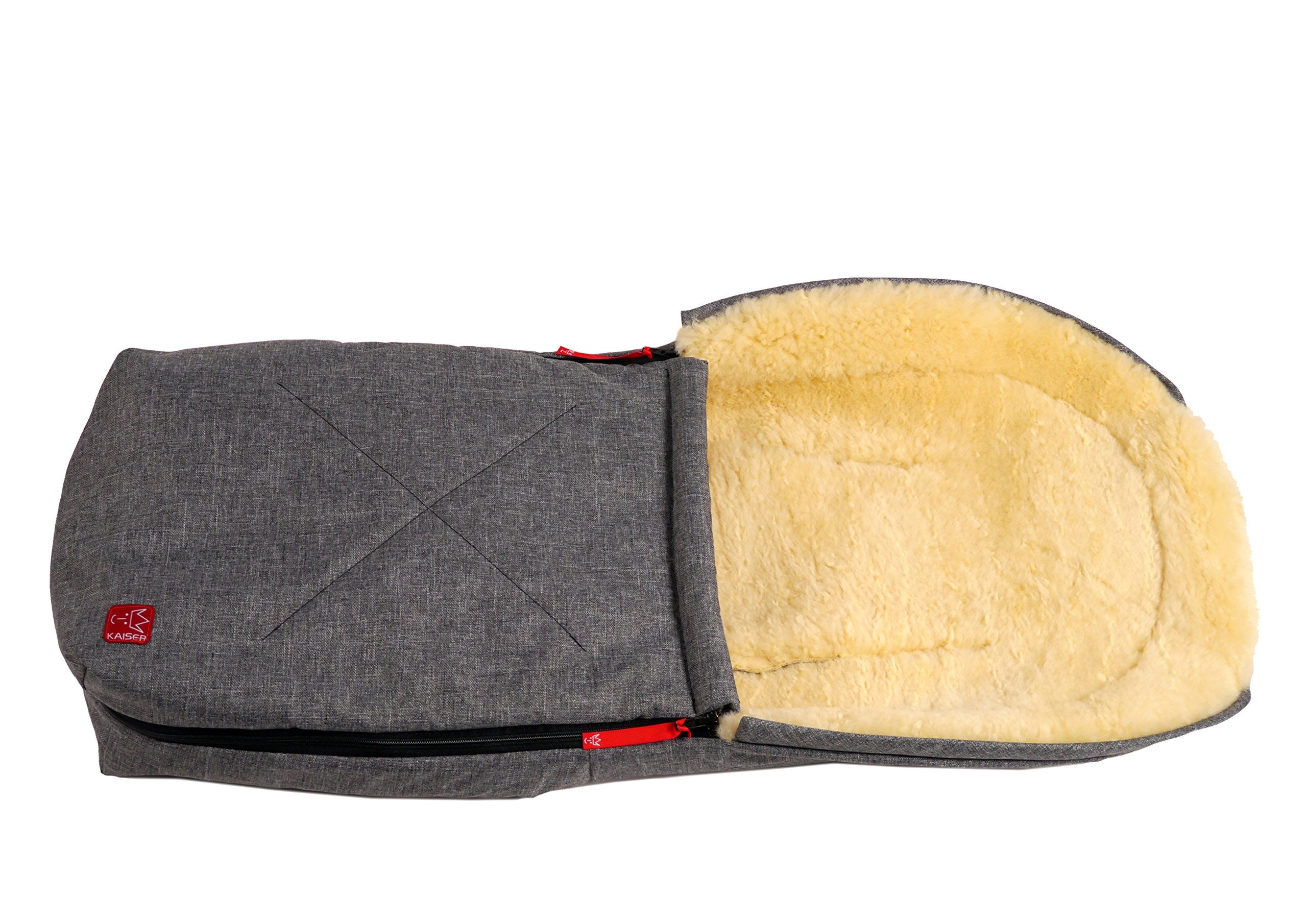 Lambskin Sleeping Bag Anthracite Mix