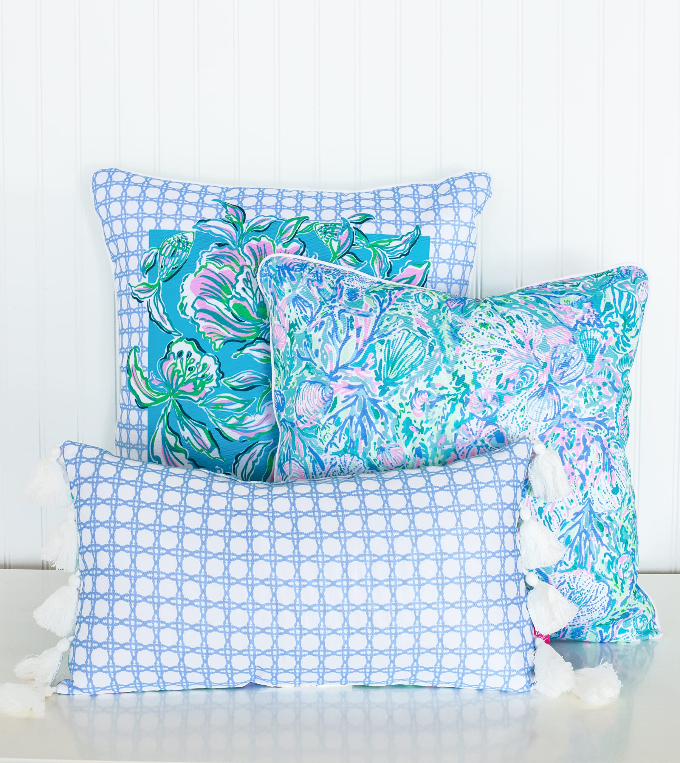 Square Decorative Throw Pillow for Indoor and Outdoor, Throw Pillows