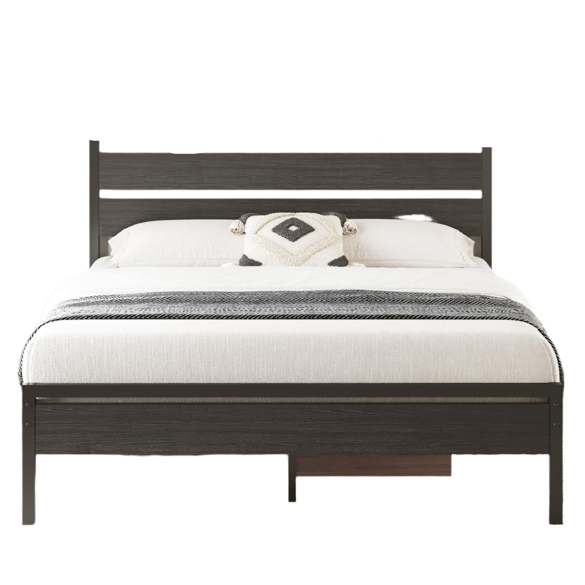 16 Inch Queen Bed Frame Sturdy Metal Bed Frame Queen Size