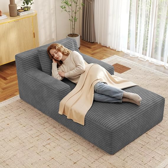 4-in-1 Convertible Chaise Lounge Sofa Bed