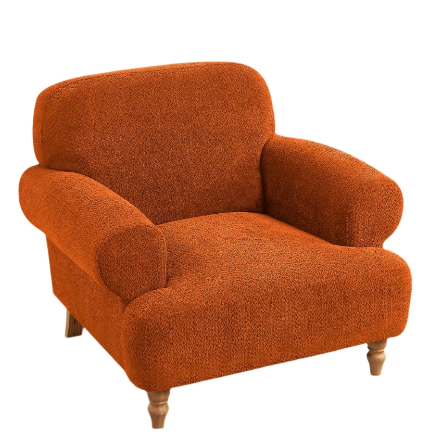 41.75" Oversized Modern Accent Chair w/Chenille Fabric,Wide& Round Arm