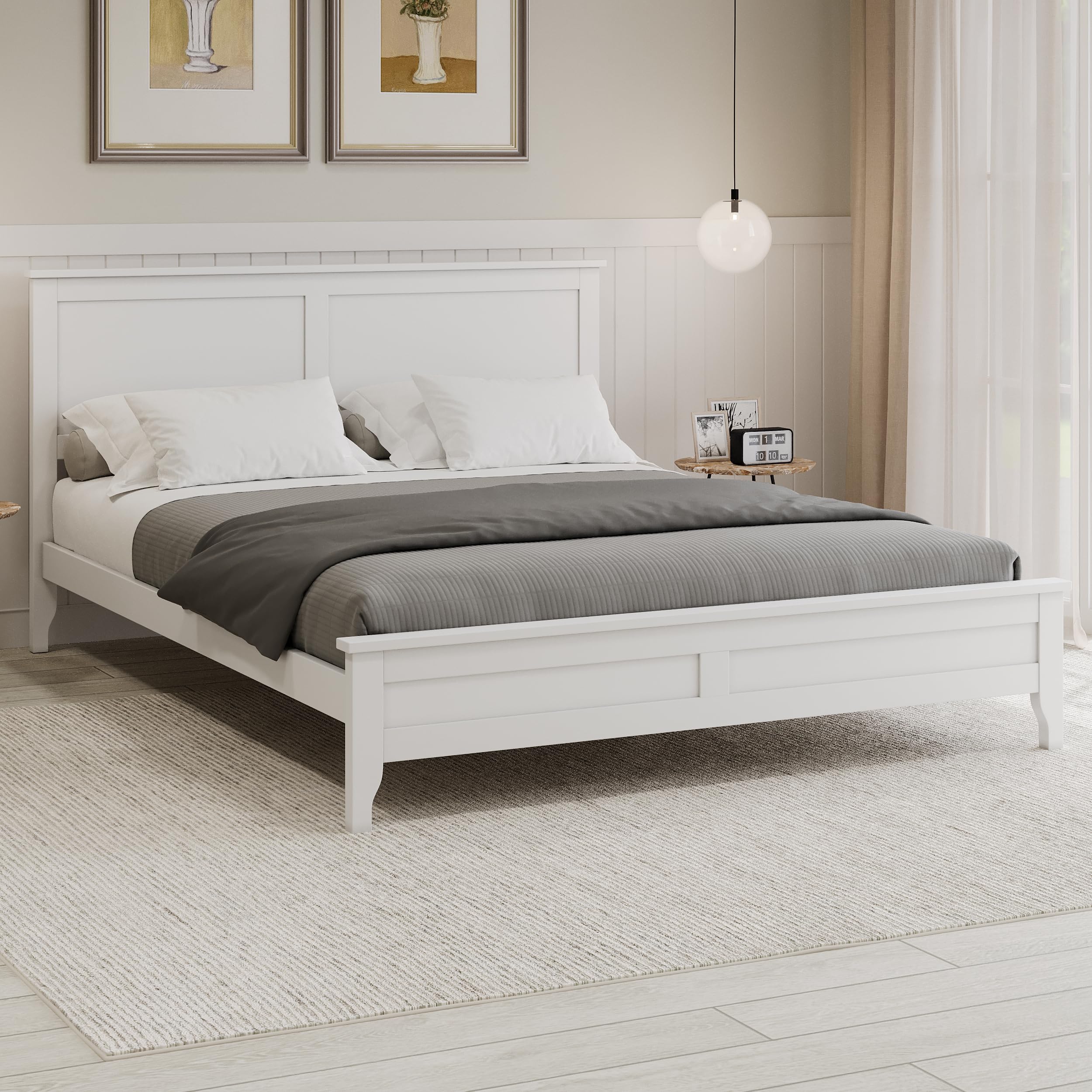 Queen Size Platform Bed, Wooden Queen Platform Bed Frame