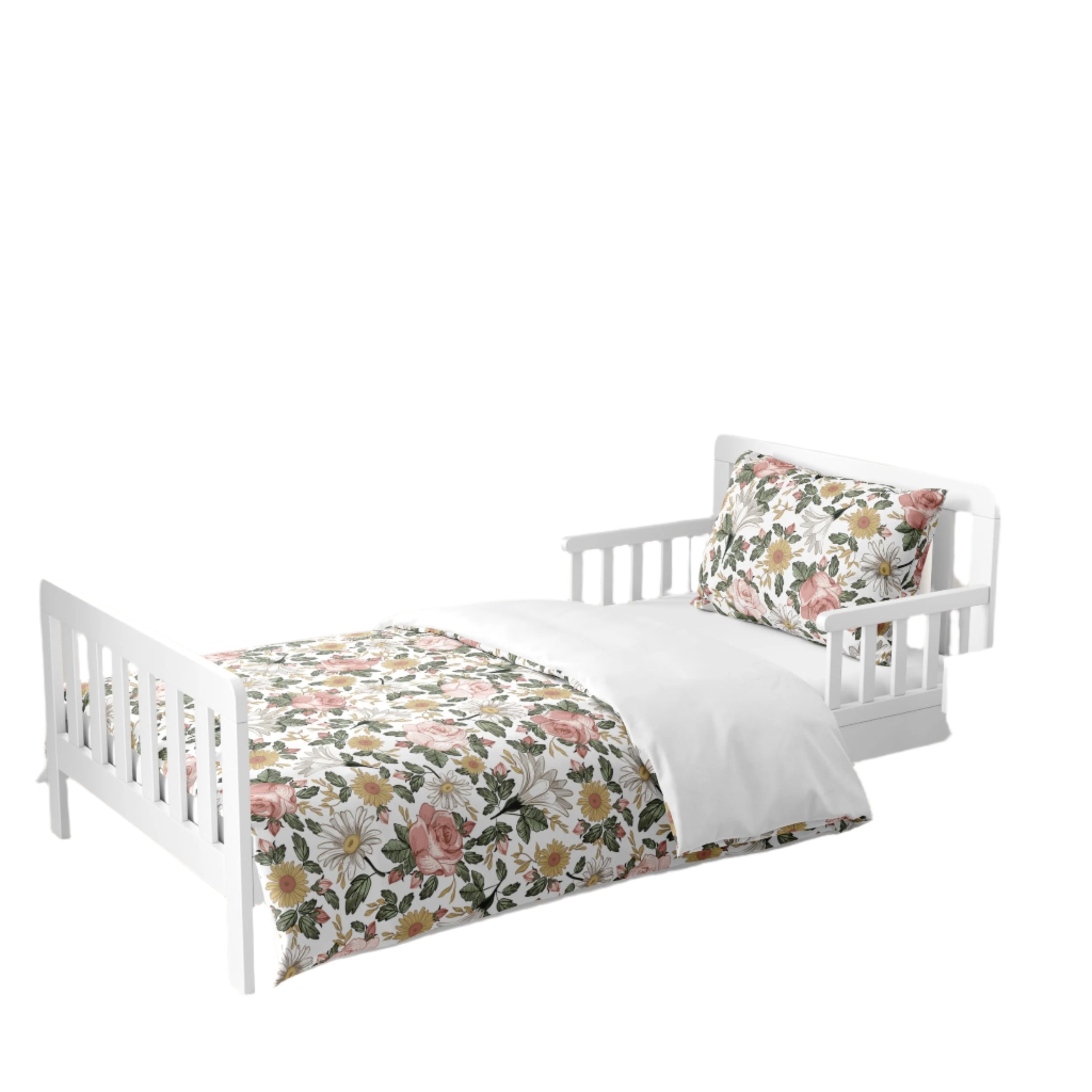 Designs Vintage Floral Boho Girl Toddler Kid Childrens Comforter