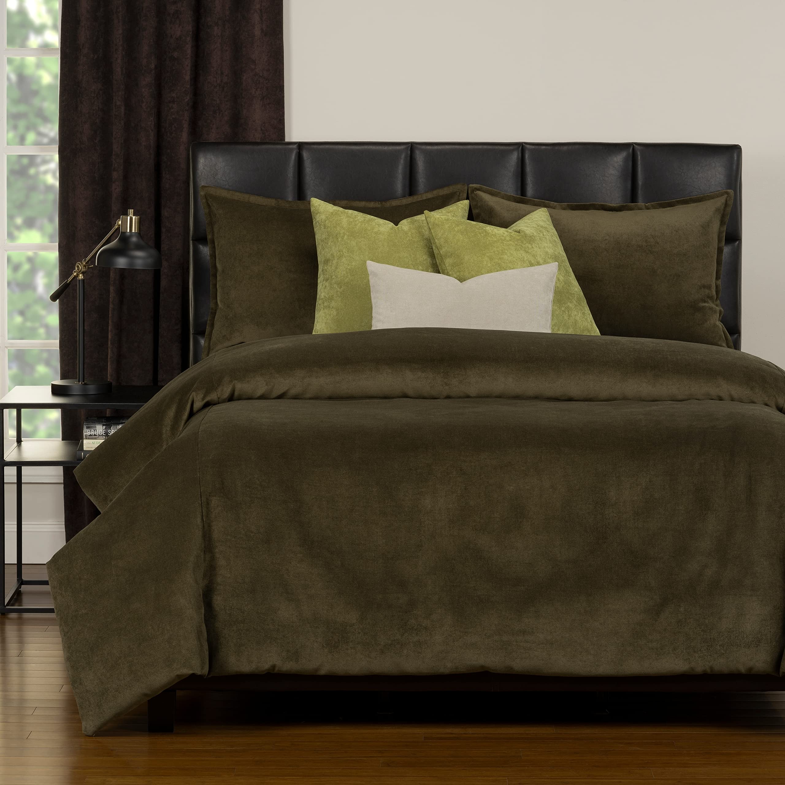 Mixology Padma 7 Piece Duvet Cover and Insert Set Old Gold Queen 7 Piece