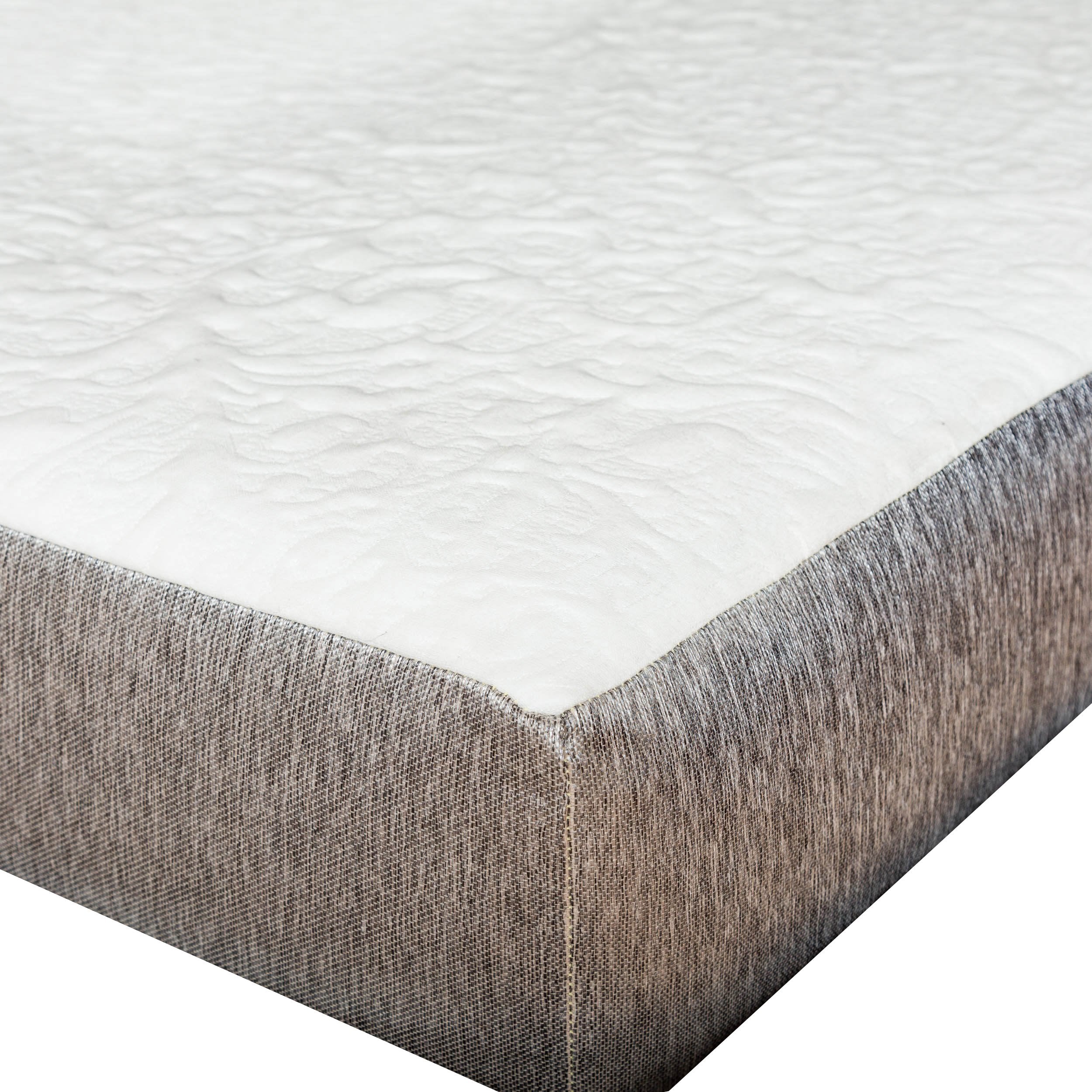 with A 8 INCH Queen New Cooler Sleep Graphite Gel Memory Foam Mattress