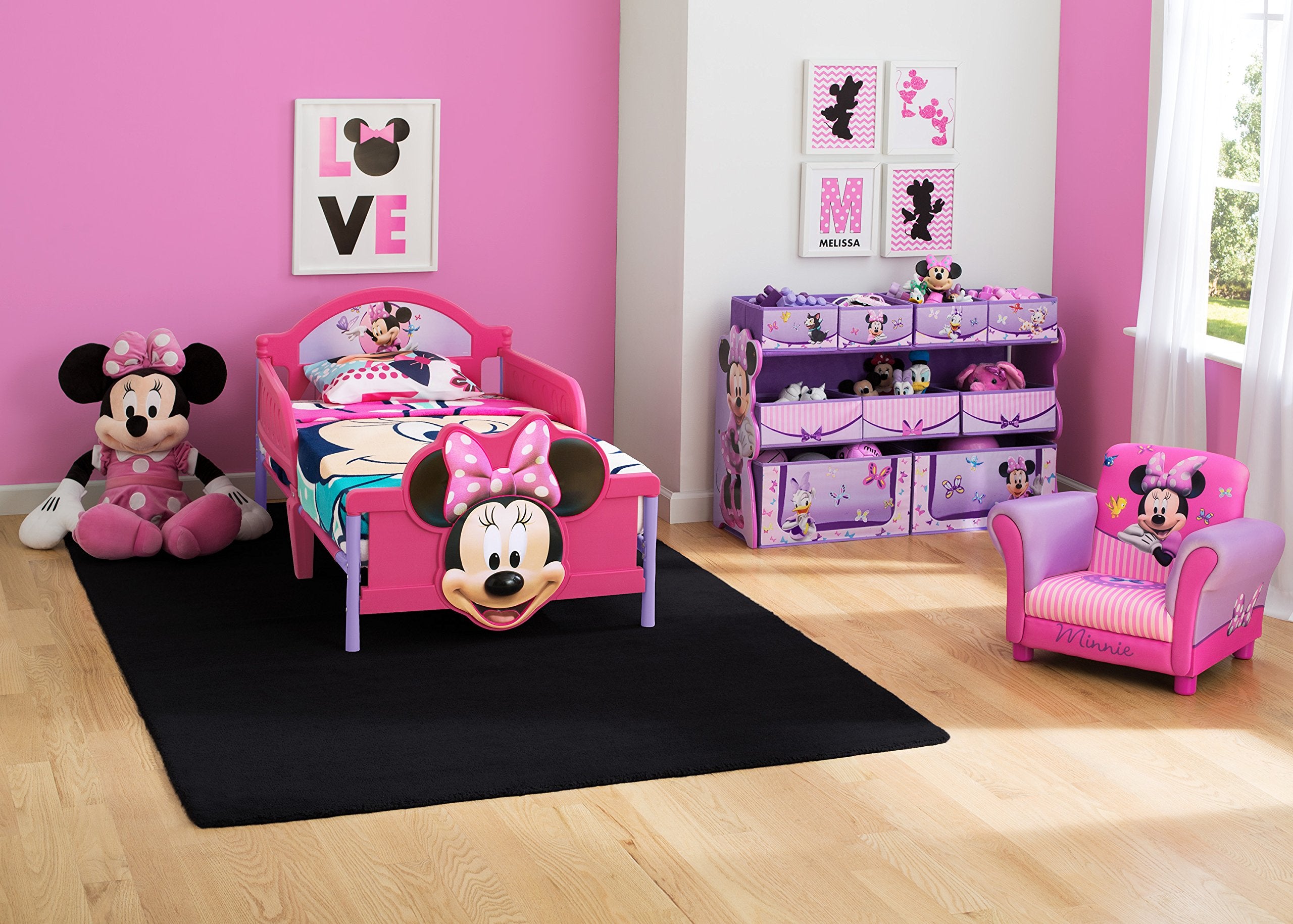 3D-Footboard Toddler Bed, Disney Minnie Mouse