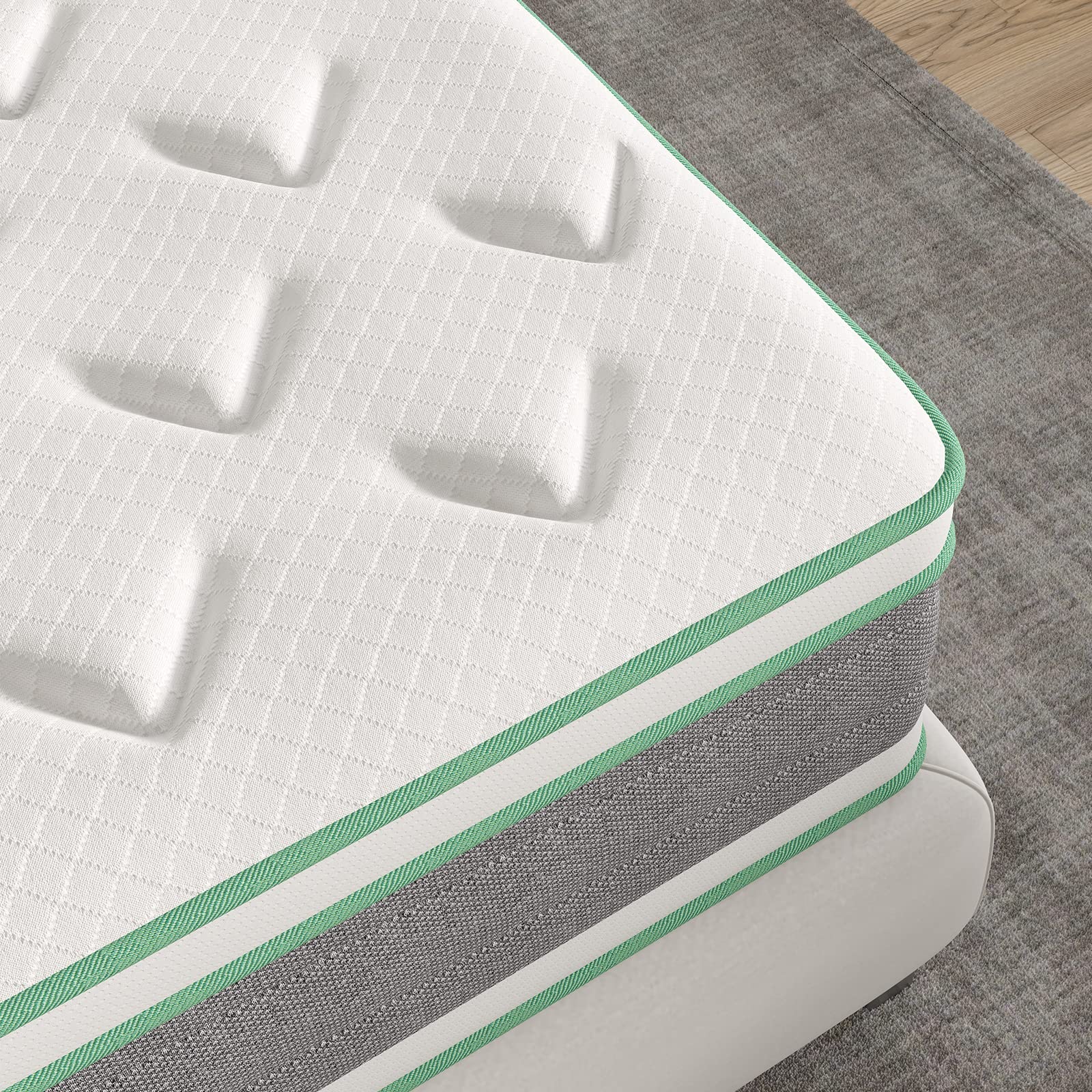 Twin Mattress 12 Inch Hybrid Mattress in a Box