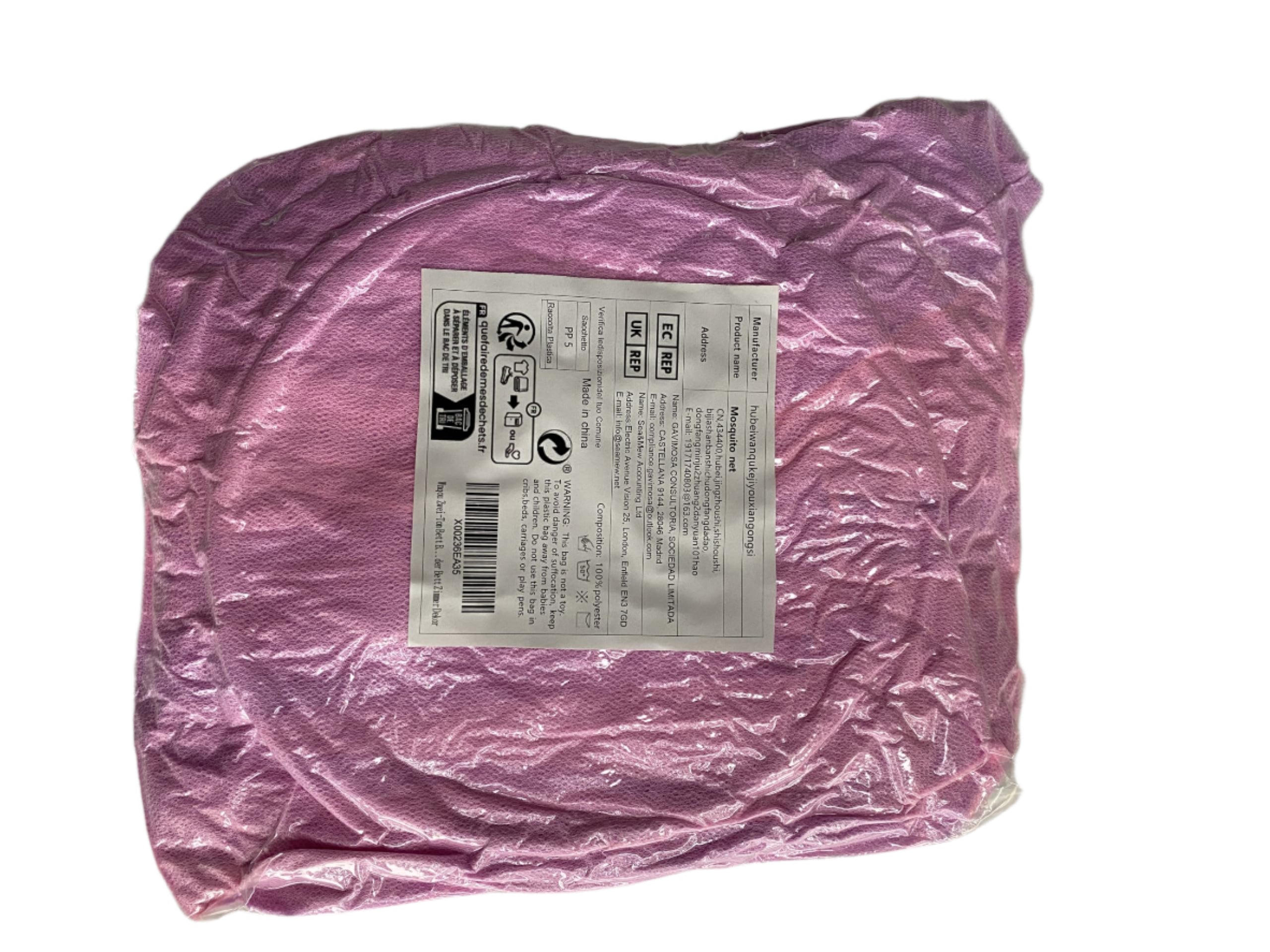 Canopy Mosquito Net,Pink Purple Bed Canopy for Girls Bed Net,Princess Canopy