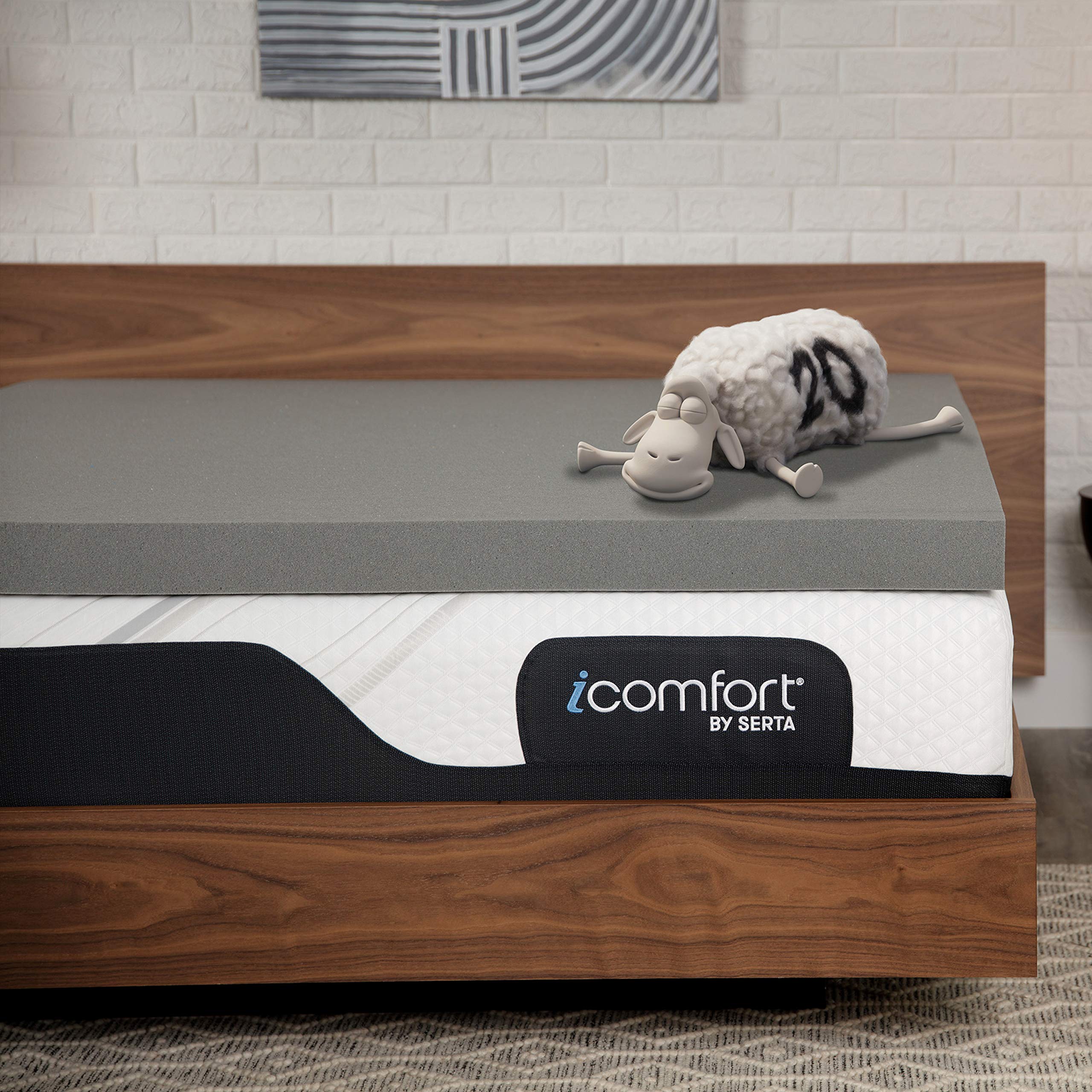 Carbon Dream Cooling, Pressure-Relieving Memory Foam Mattress Topper