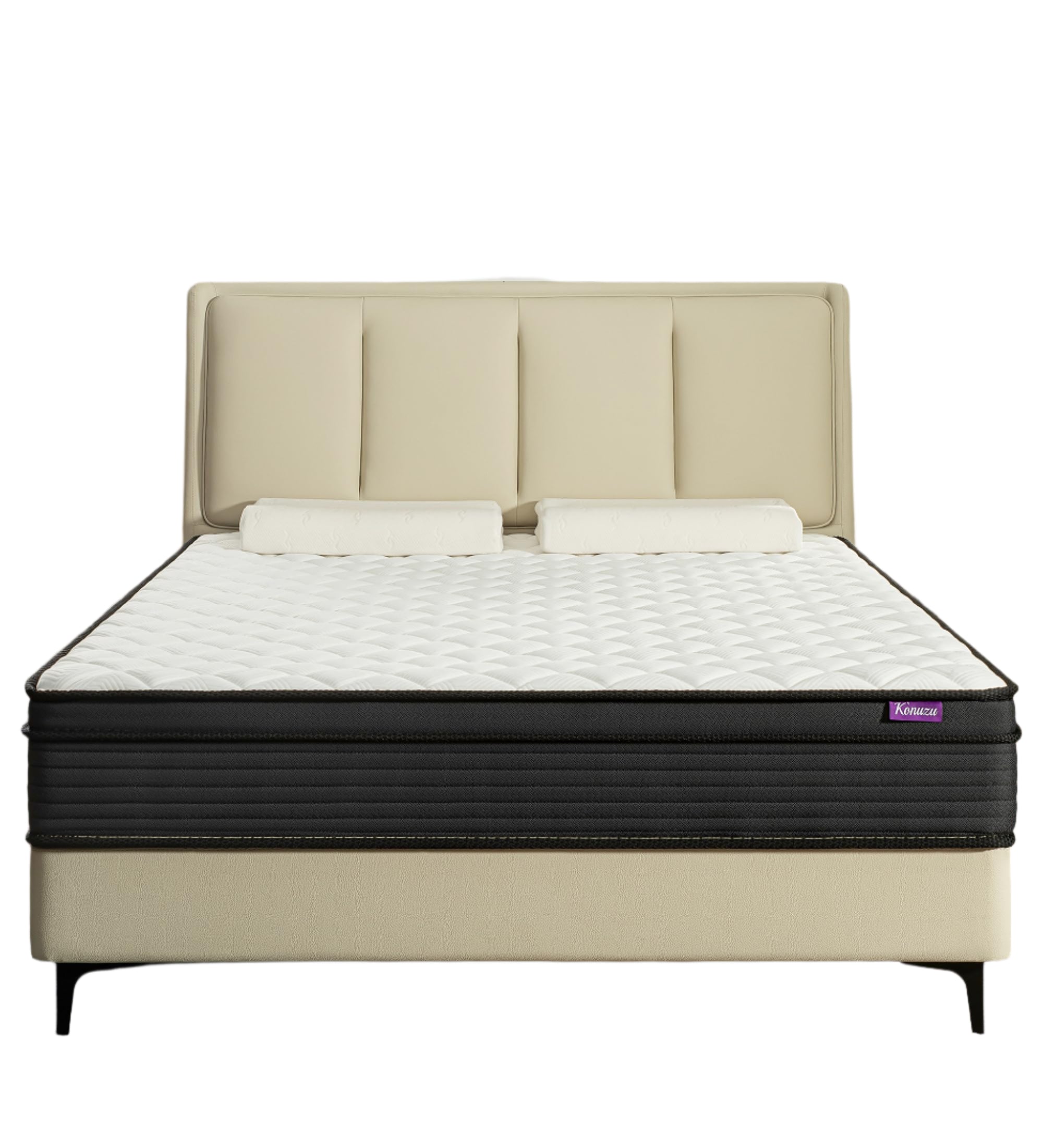 Queen Mattress,12 Inch Memory Foam Hybrid Mattresses in a Box
