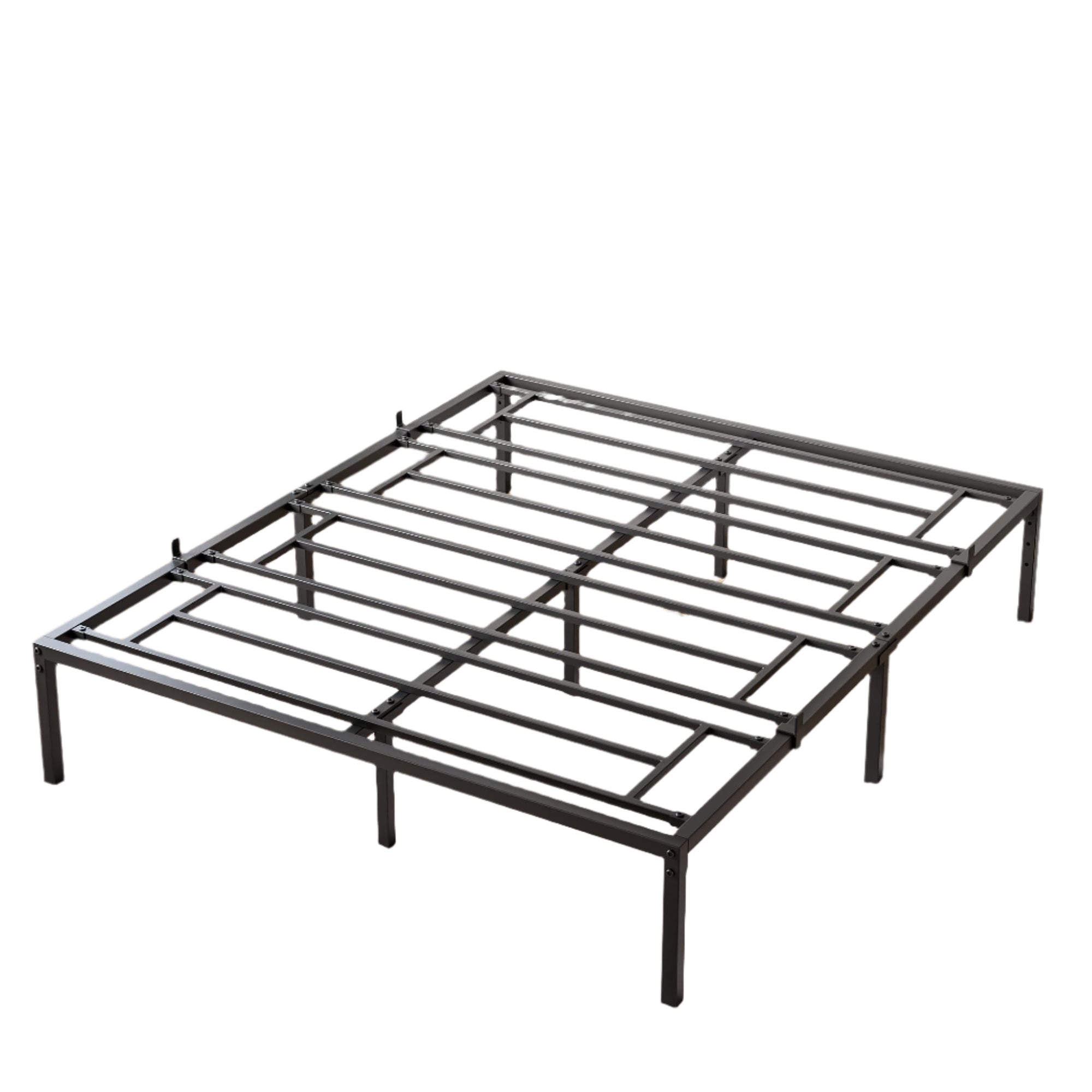 Frame Platform,14 Inch Metal Full Size Bed Frames No Box