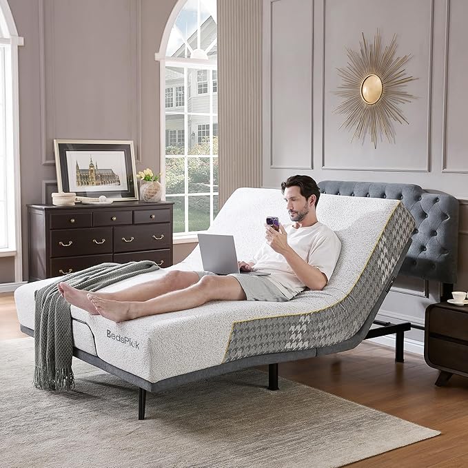 Adjustable Bed Frame Queen - Wireless Remote,Zero Gravity Adjustable Bed Base
