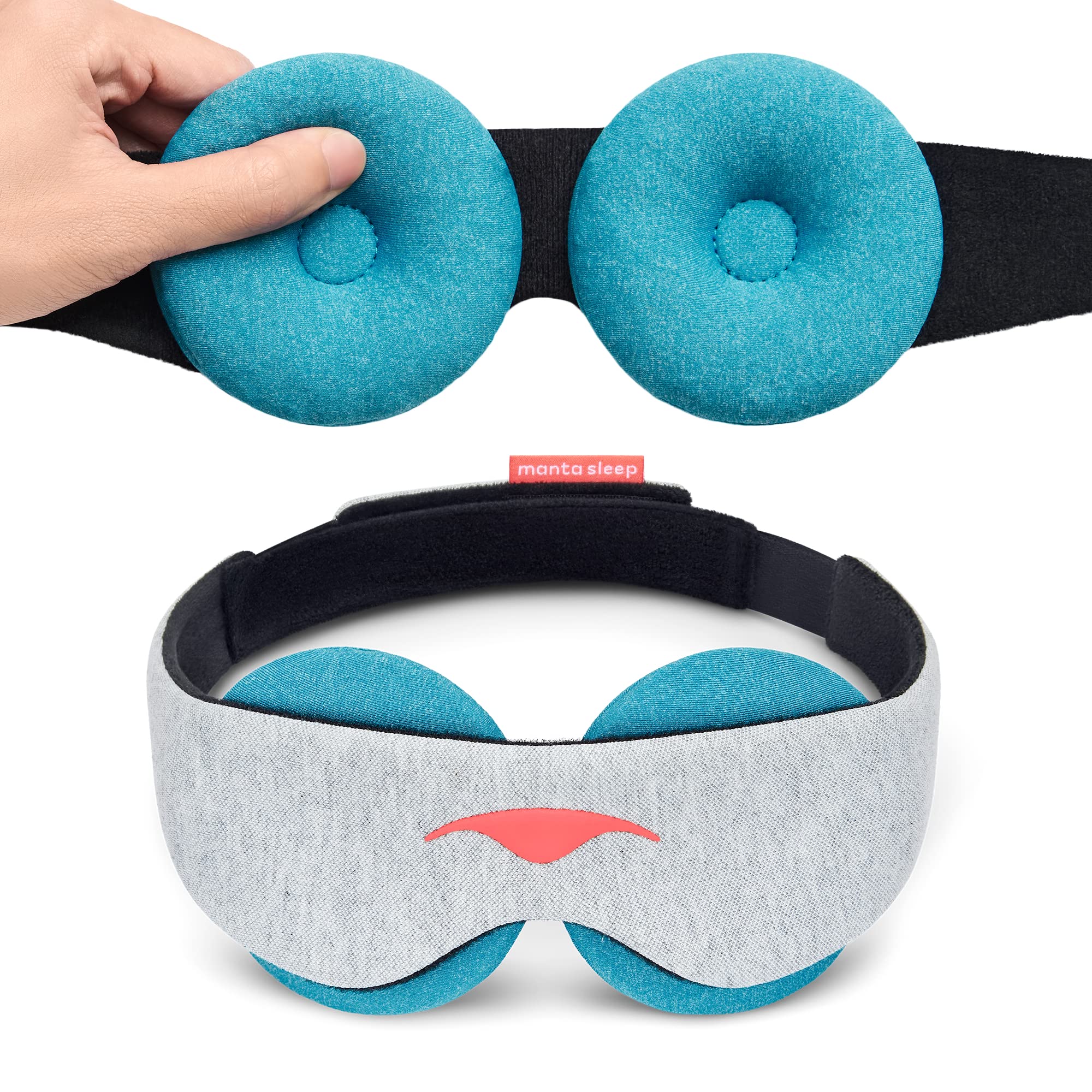 Cool Sleep Mask - Blackout Cooling Eye Mask with Zero Eye Pressure