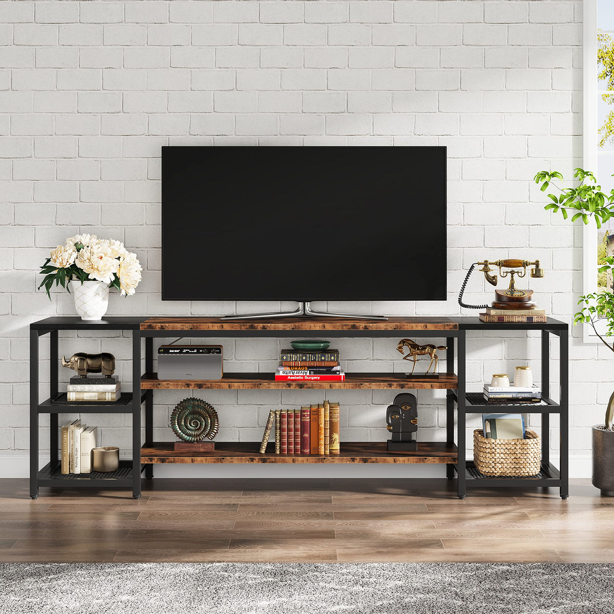 78-Inch Industrial TV Stand for TVs up to 85 Inches
