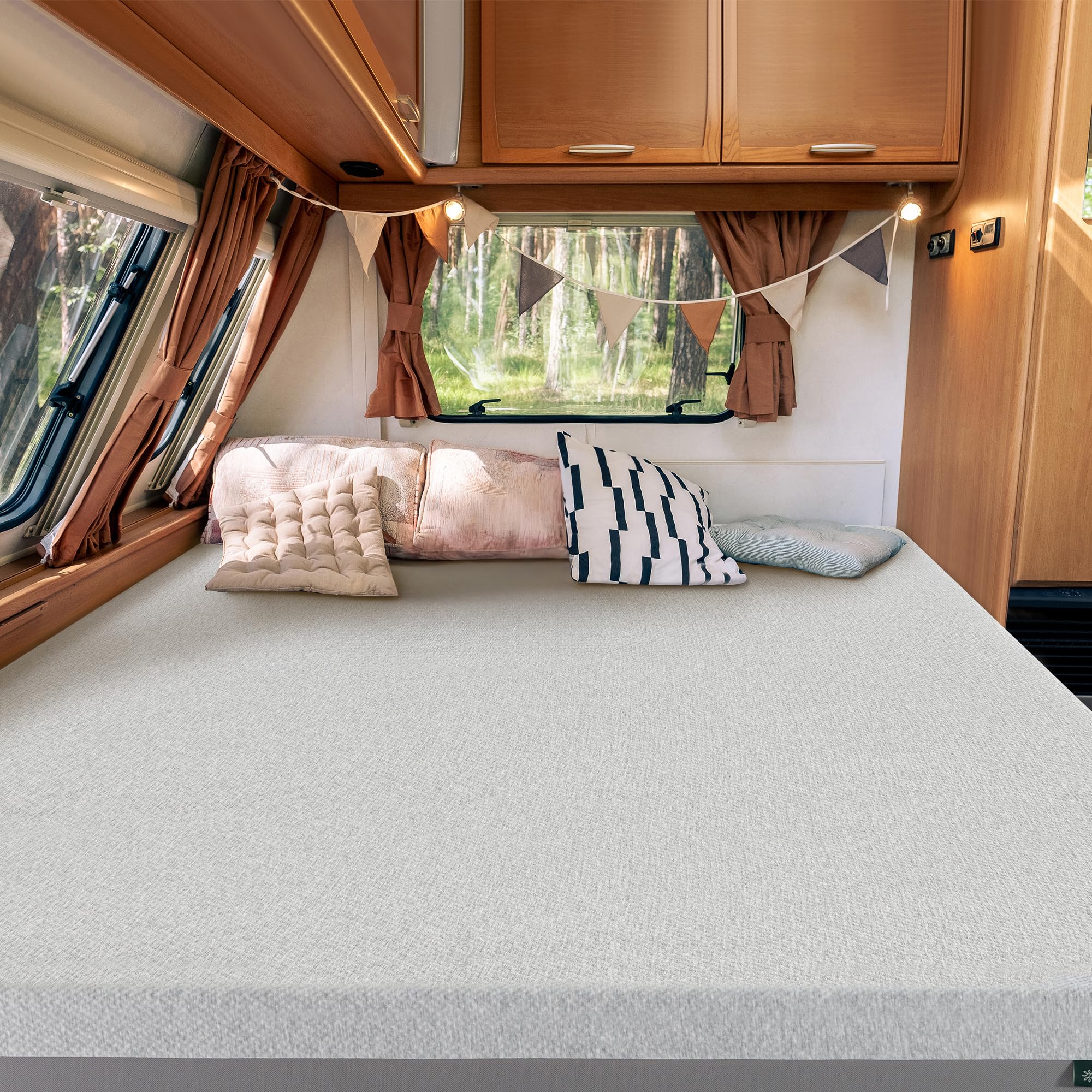 8 Inch Ultima RV Memory Foam Mattress [New Version], Short Queen