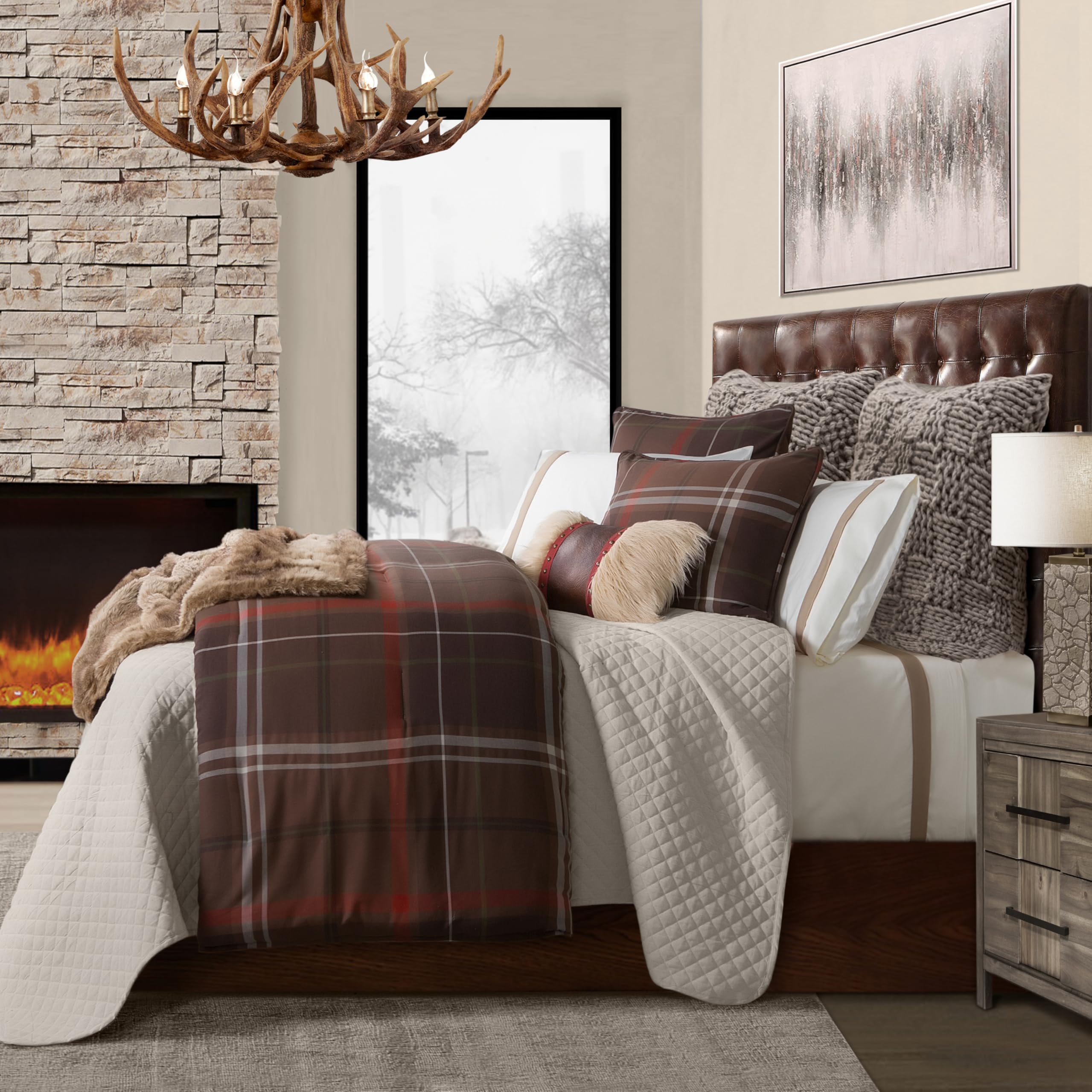 Jackson Rustic Bedding 2 Piece Twin Size Comforter Set