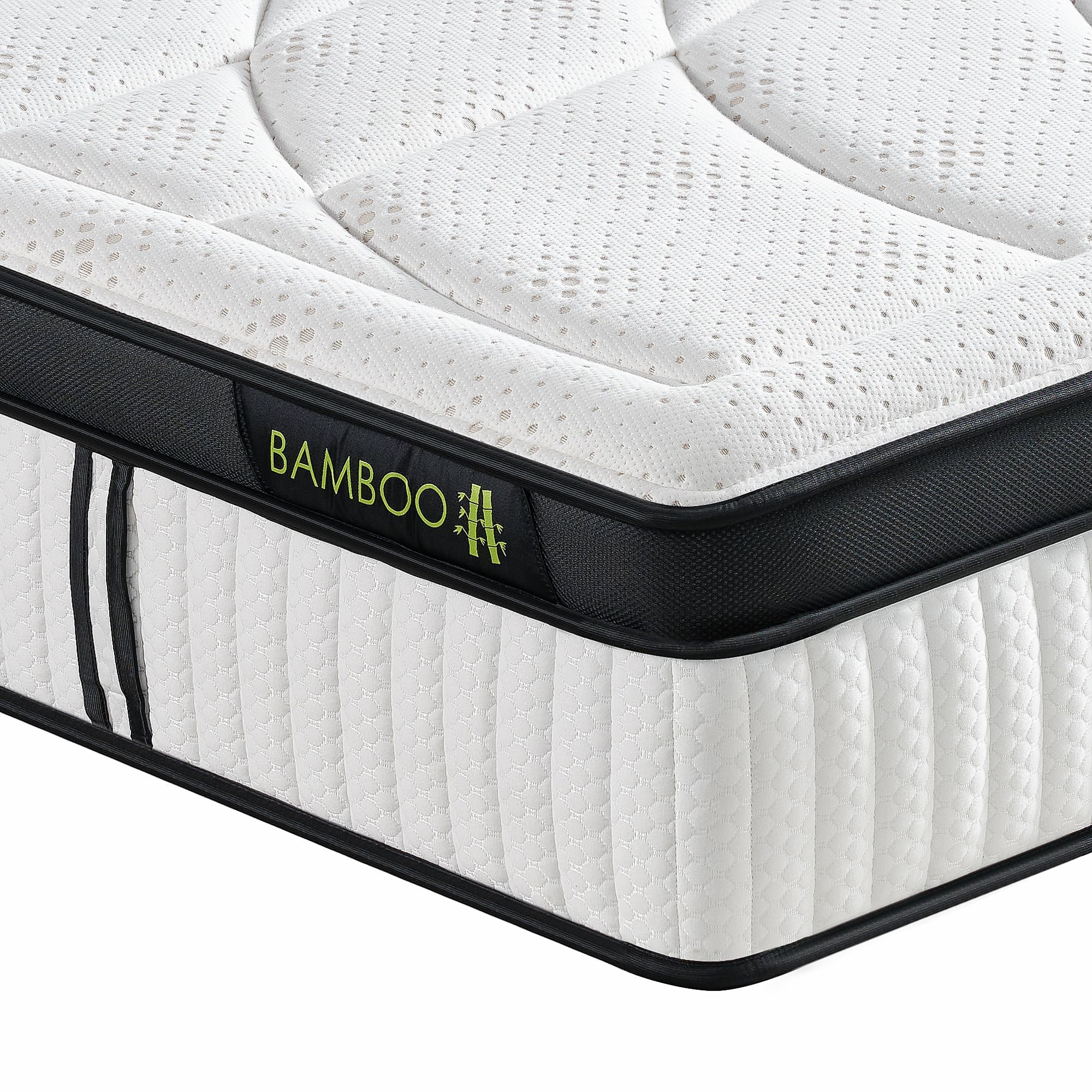 King Mattress, 14 Inch Hybrid Gel Memory Foam and Pocket Coils Innerspring