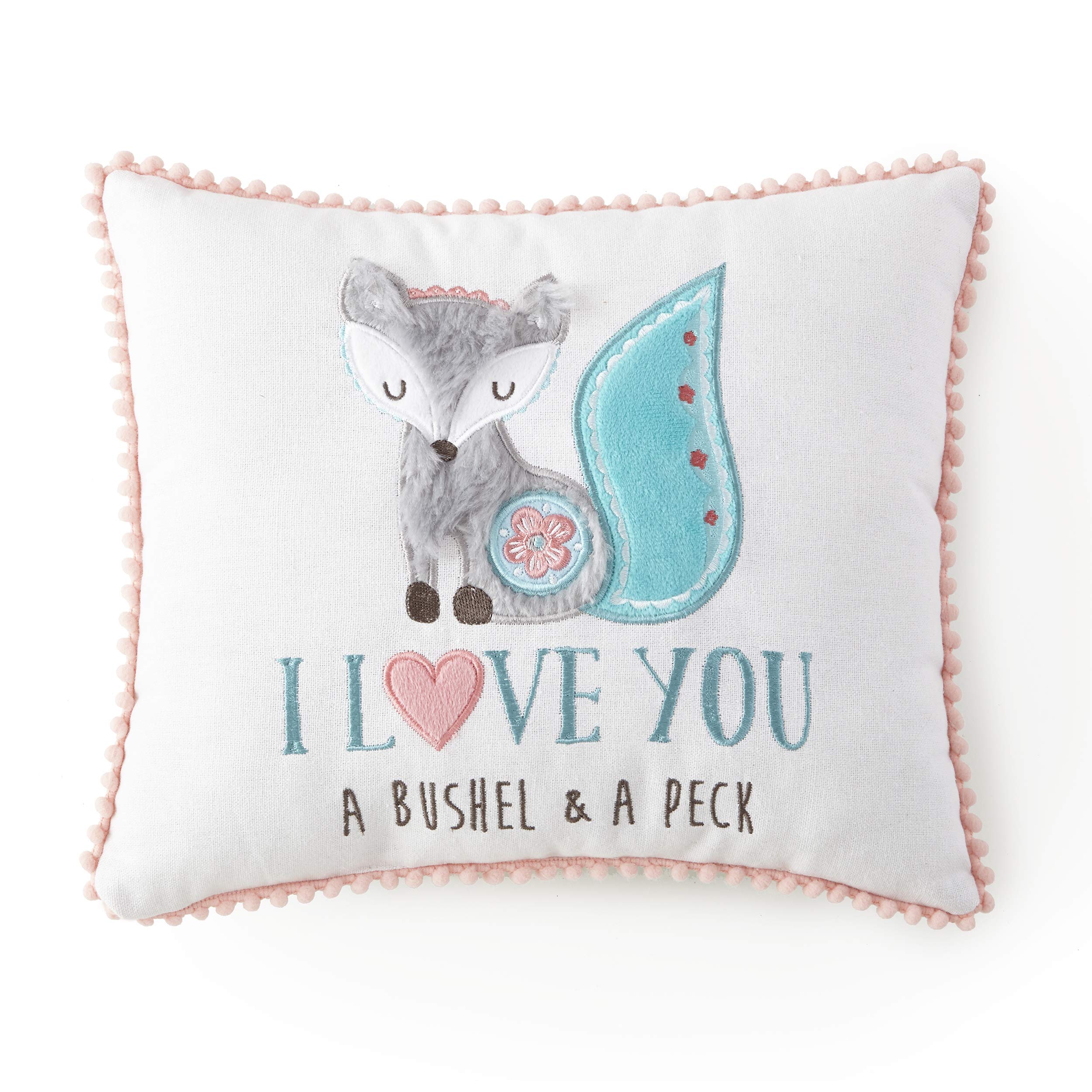 Fiona Toddler Bed Set - Pink, Aqua, White - Woodland Forest Theme