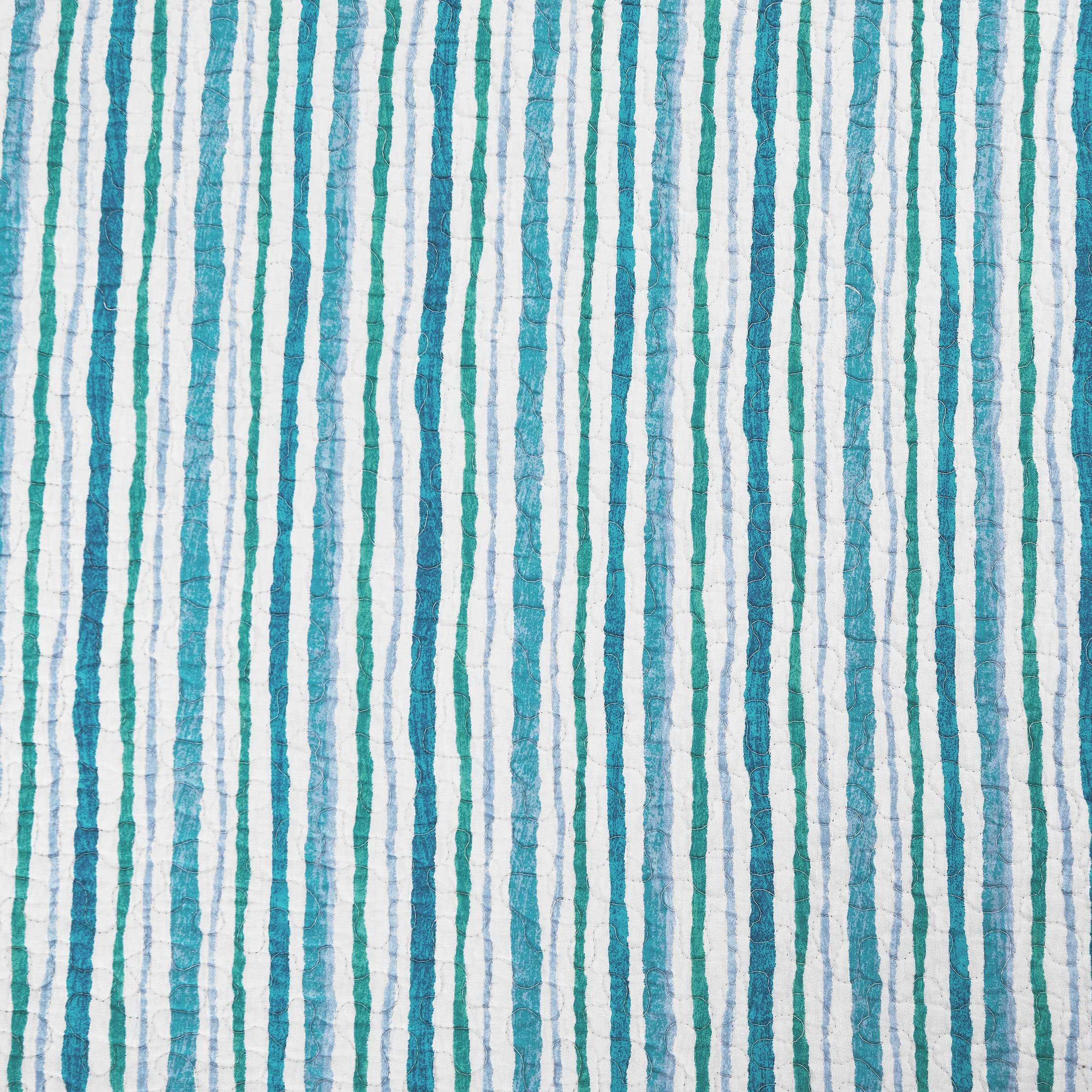 Turtle Bay King 3 Piece Reversible Coverlet Quilt Set with 2 King Shams Quilt Set