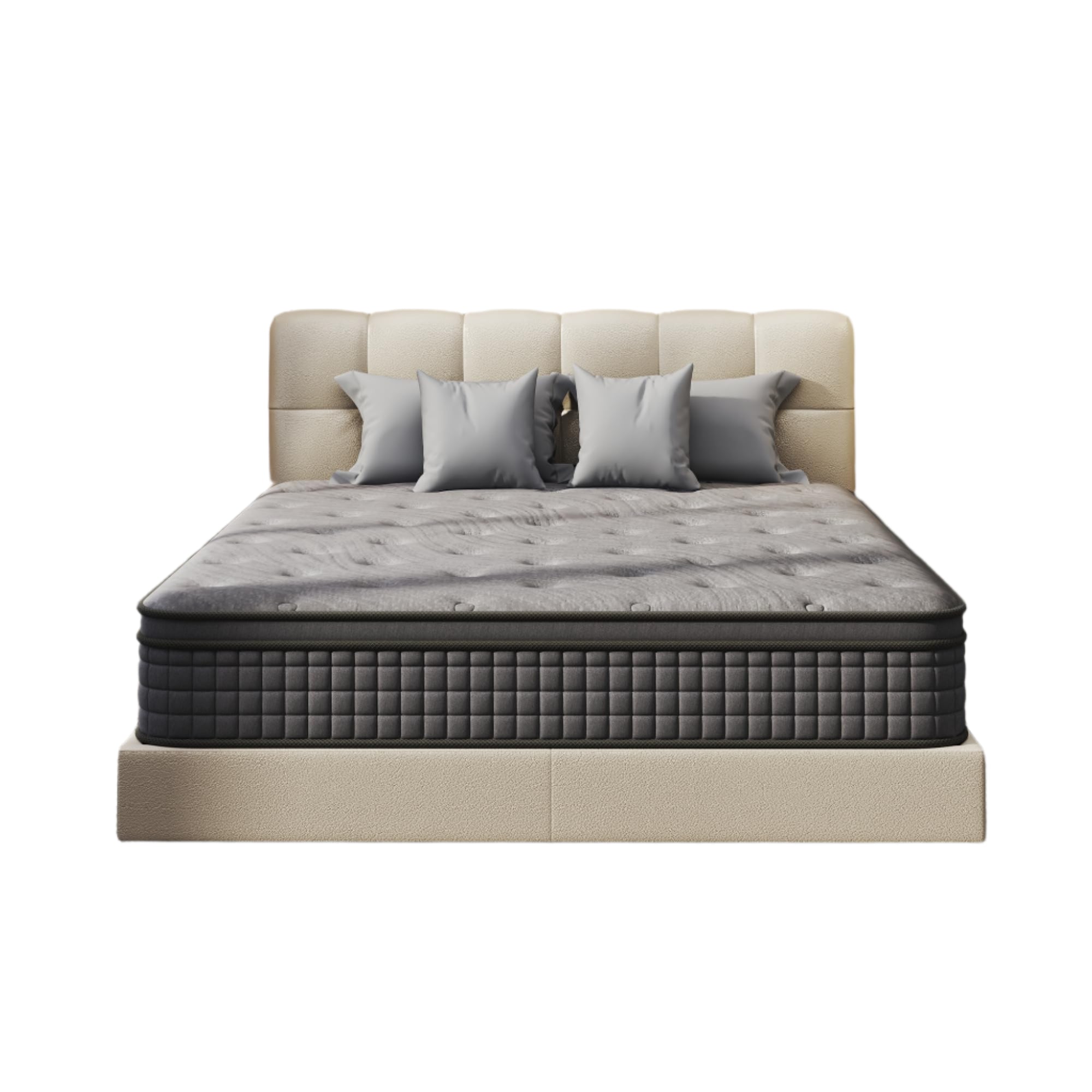 Queen Mattress, Queen Mattress in a Box and Pocket Spring Hybrid Mattress