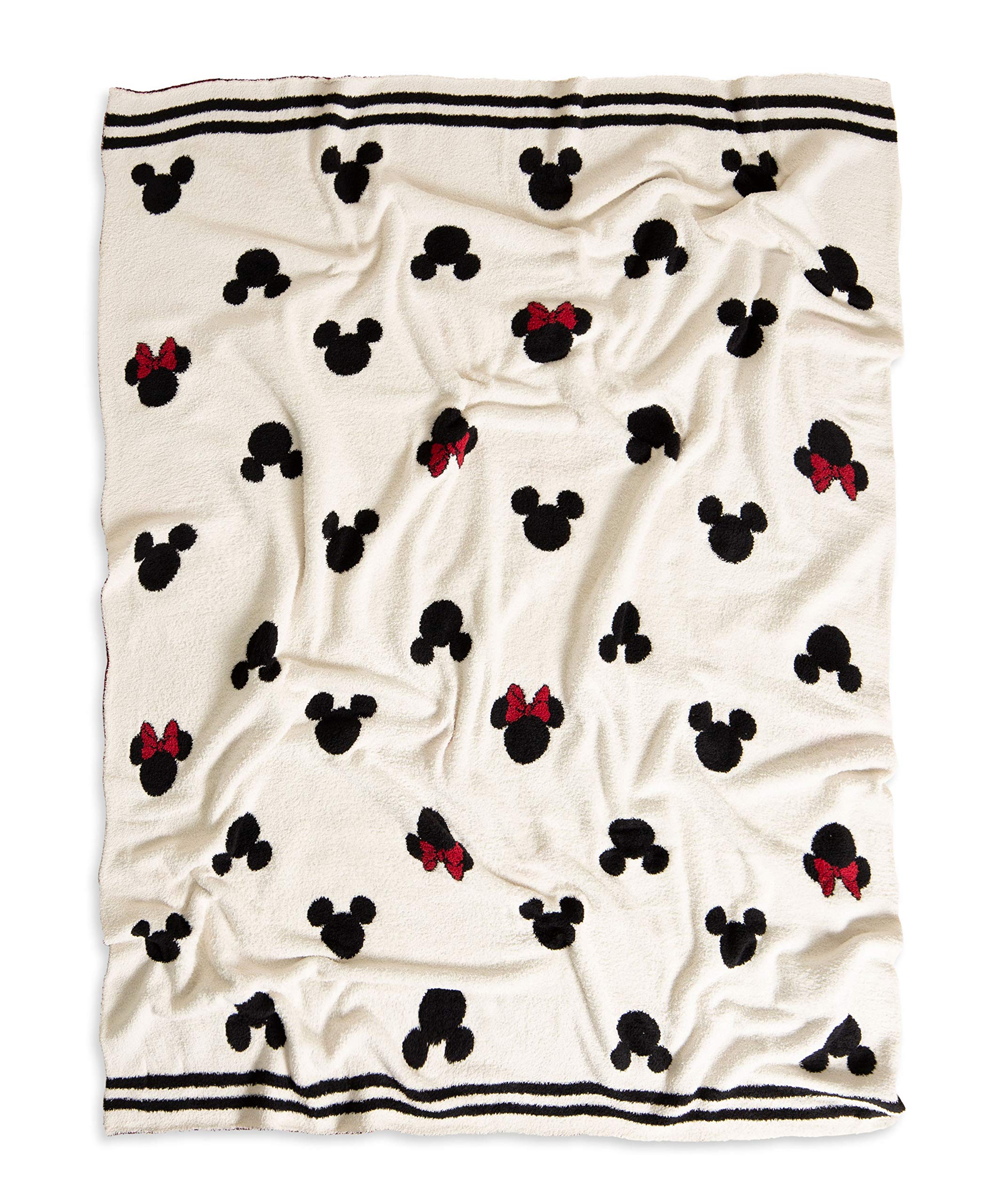 CozyChic Classic Disney Logo Throw, Blanket, Cream