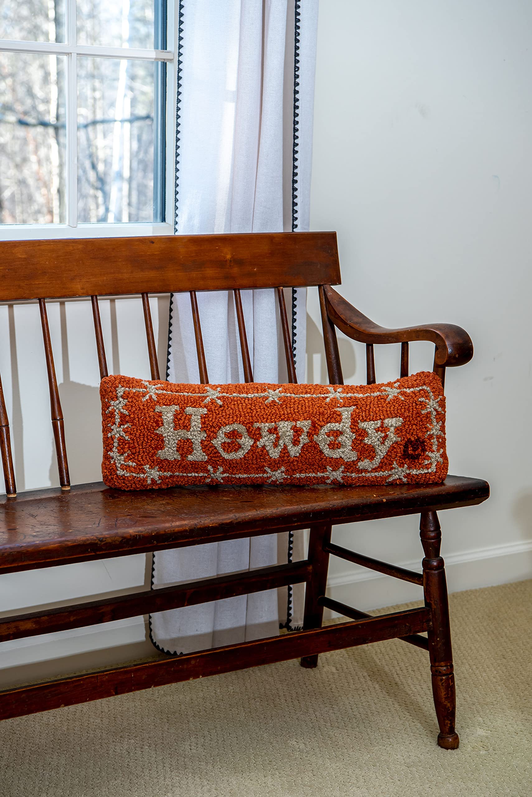 4 Corners Artist-Designed Howdy Cowboy Hand-Hooked Wool