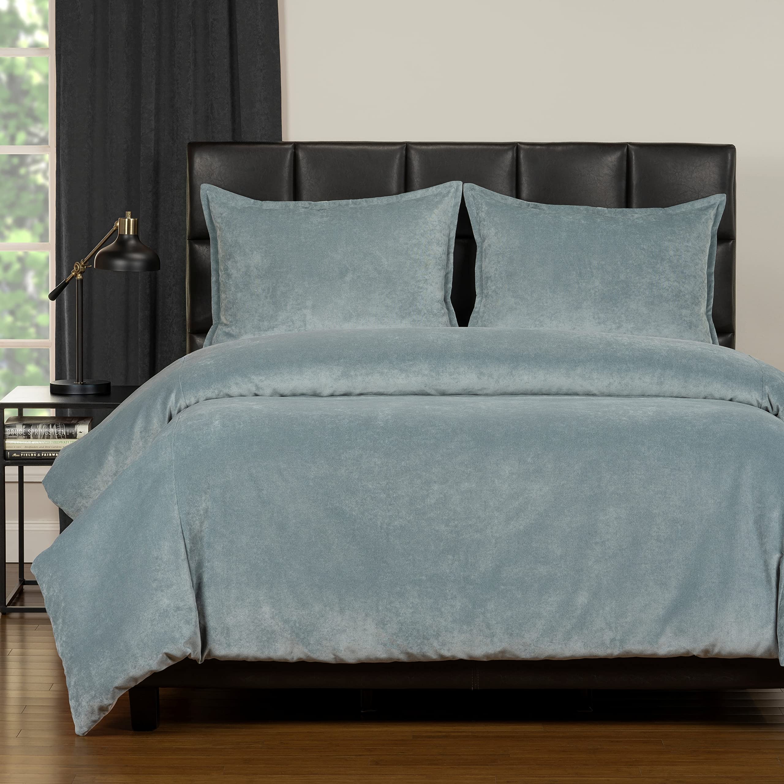 Mixology Padma 4-Piece Duvet Cover and Insert Set Habor Grey Queen