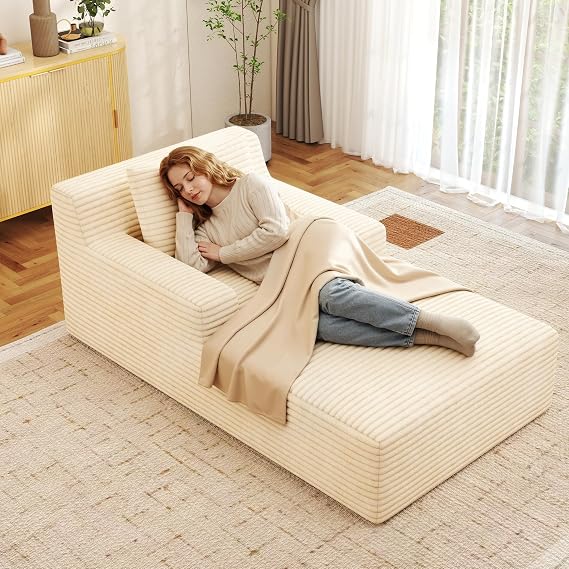 4-in-1 Convertible Chaise Lounge Sofa Bed