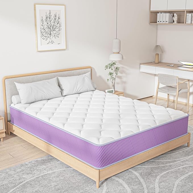 Full Size Mattress 10 Inch Full Mattress Gel Memory Foam &Pocket Spring