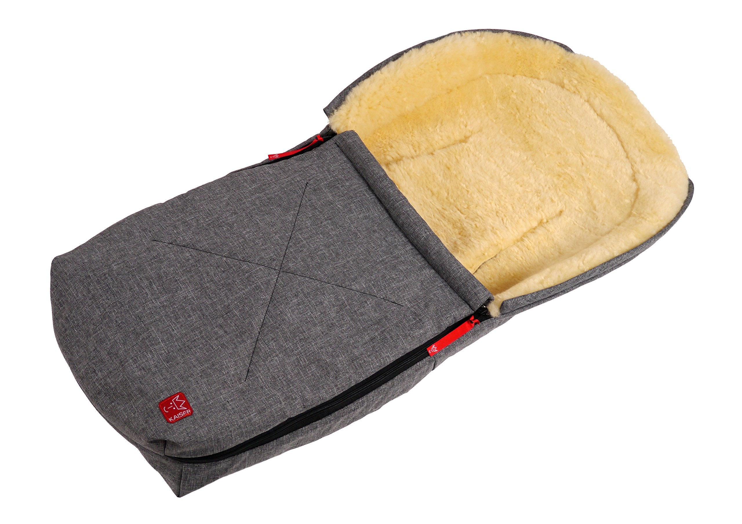 Lambskin Sleeping Bag Anthracite Mix