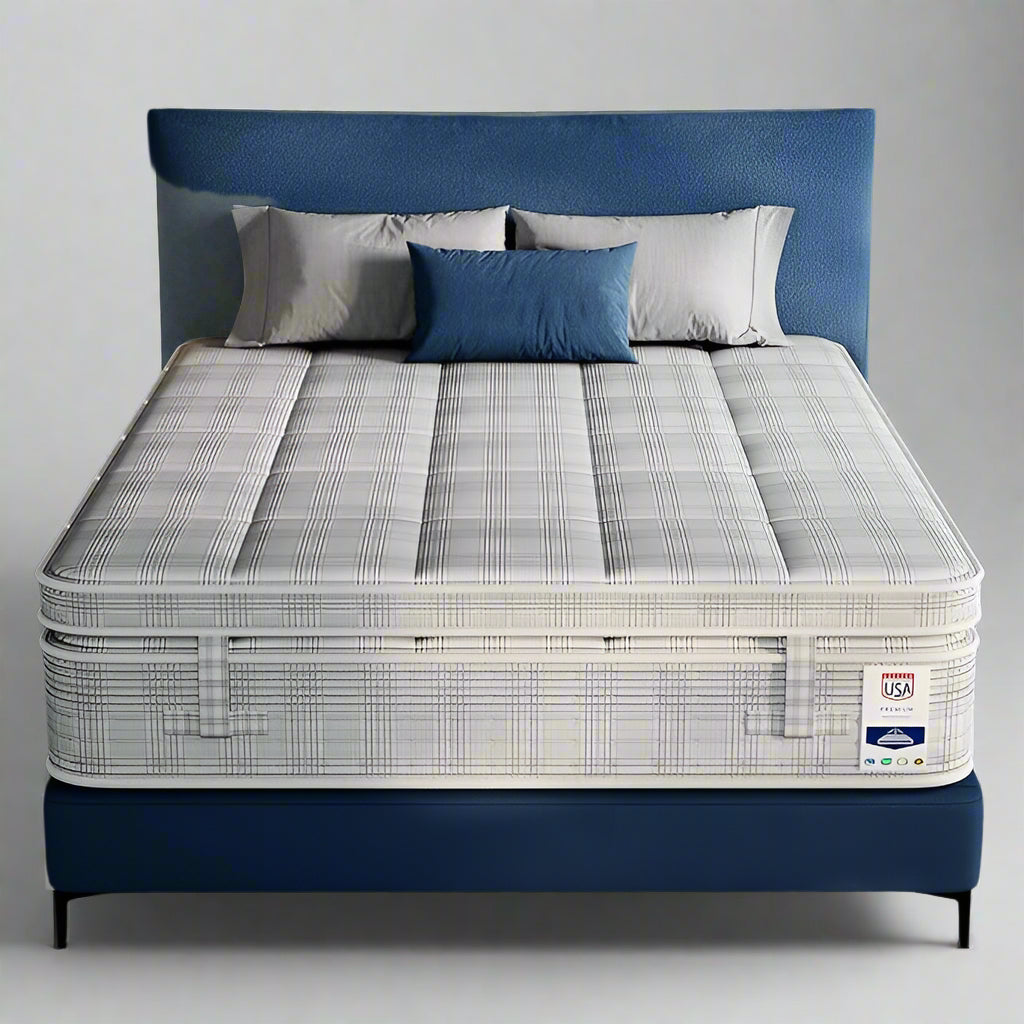 13 Inch Queen Mattress, Gel Memory Foam Hybrid Mattress with Removable Topper