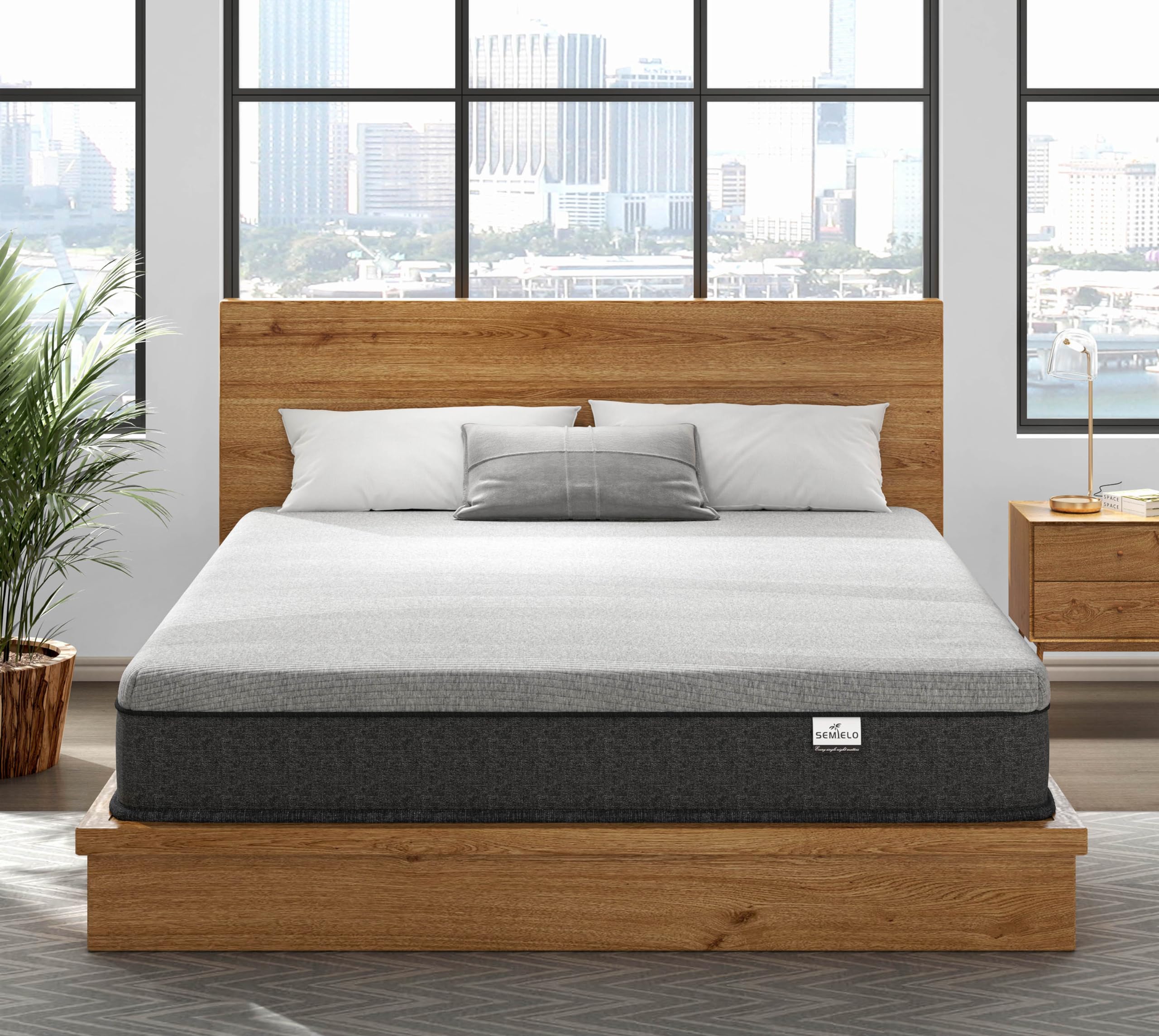 Queen Mattress, 10 Inch Memory Foam Hybrid Mattress/CertiPUR-US