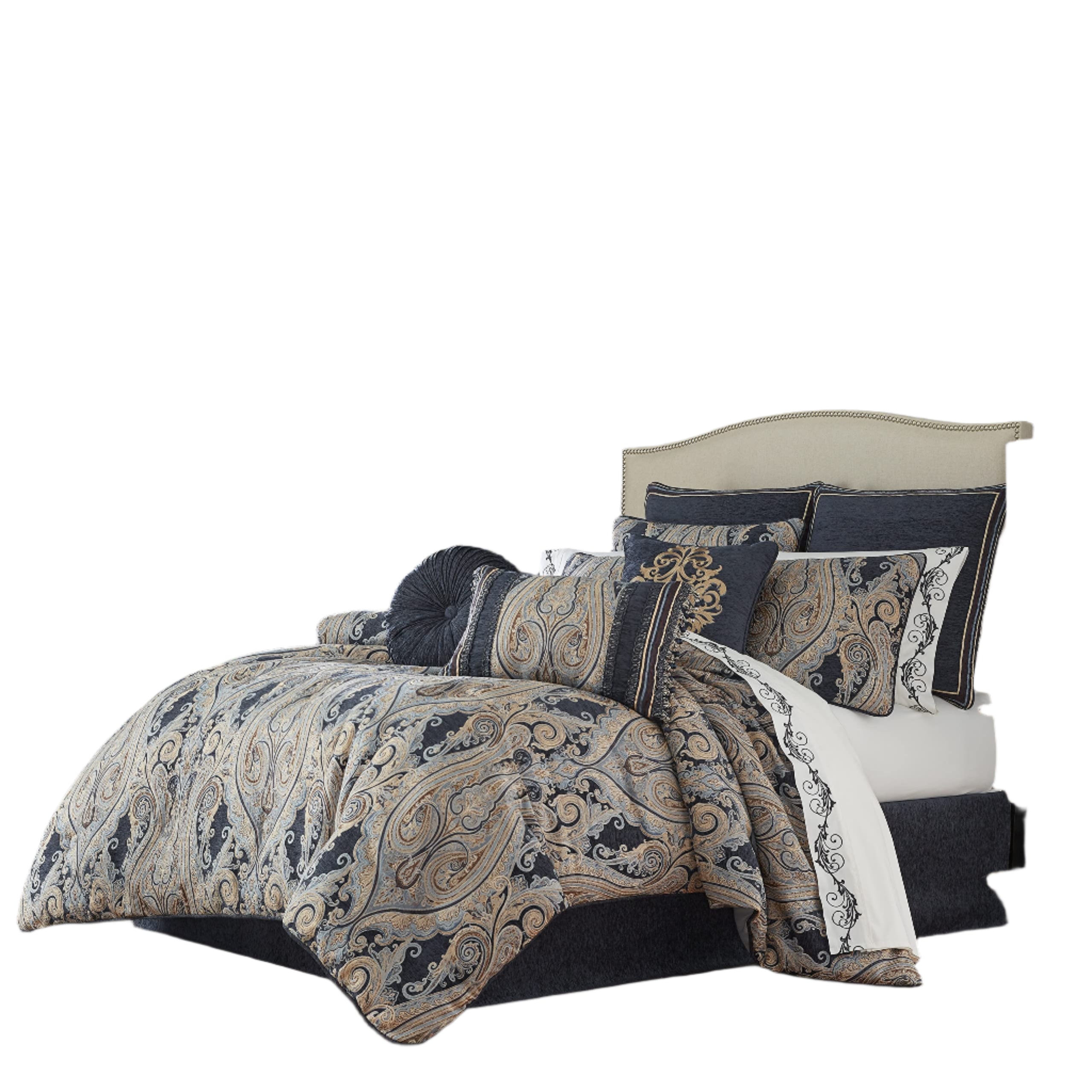 Luciana Indigo Comforter Set California King