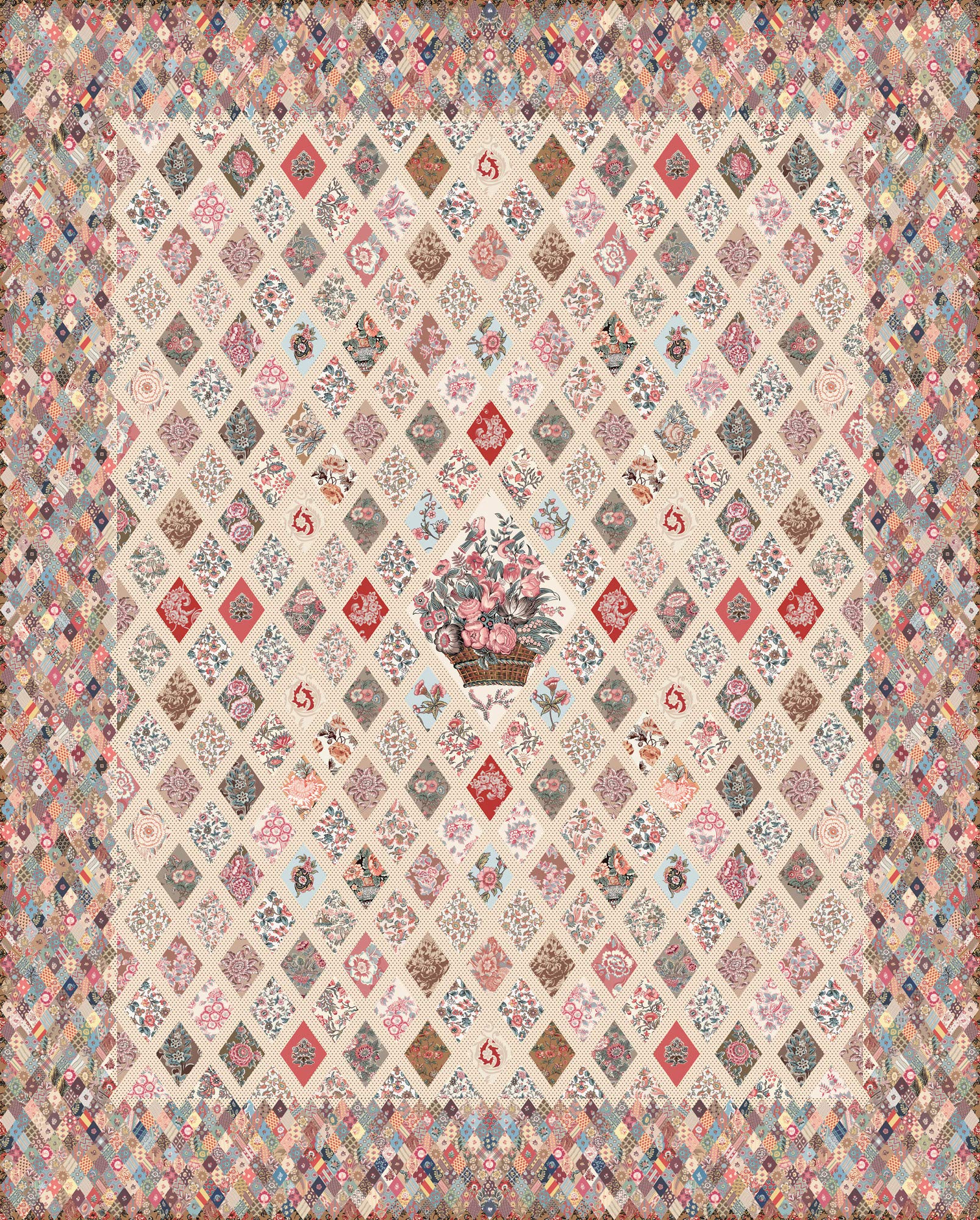 Jane Austen at Home Coverlet Quilt Kit Riley Blake Designs KT-17450